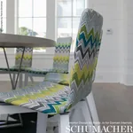 ZENYATTA MONDATTA II fabric VIRIDIAN color by Schumacher