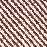 ZEPPELIN fabric BROWN color by Schumacher