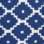 ZIGGURAT fabric BLUE color by Schumacher