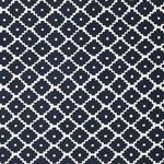 ZIGGURAT fabric NAVY color by Schumacher