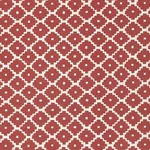 ZIGGURAT fabric RUBY color by Schumacher