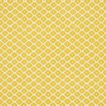 ZIGGURAT fabric YELLOW color by Schumacher