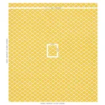 ZIGGURAT fabric YELLOW color by Schumacher