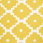 ZIGGURAT fabric YELLOW color by Schumacher