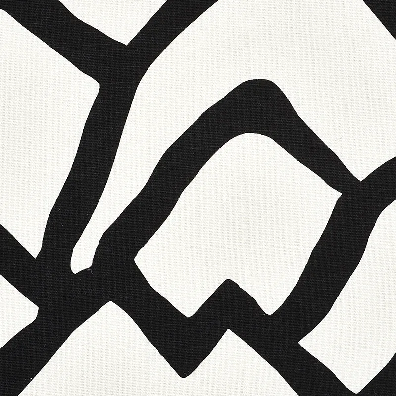 ZIMBA Fabric – EBONY | Schumacher | Wallpaper Twins ZIMBA fabric EBONY color by Schumacher