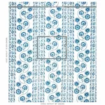 ZINNIA HANDMADE PRINT Fabric – BLUE | Schumacher | Wallpaper ZINNIA HANDMADE PRINT fabric BLUE color by Schumacher