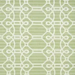 ZIZ EMBROIDERY Fabric – GREEN | Schumacher | Wallpaper Twins ZIZ EMBROIDERY fabric GREEN color by Schumacher
