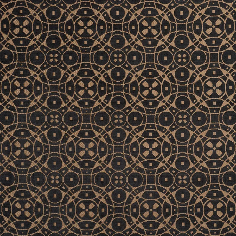 ZODIAC VELVET fabric ONYX color by Schumacher