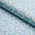 ZOELIE fabric AQUA color by Schumacher