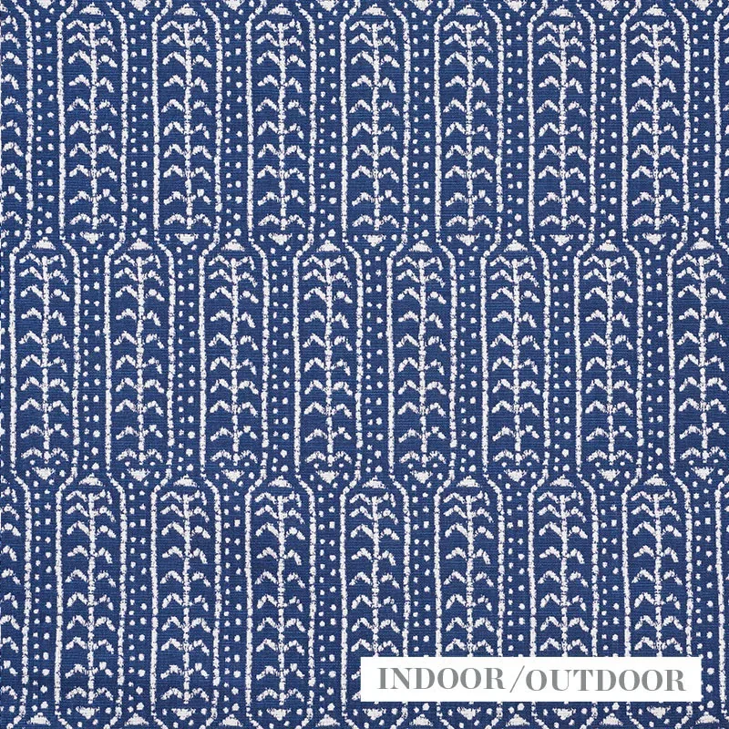 ZONDA INDOOR/OUTDOOR fabric INDIGO color by Schumacher