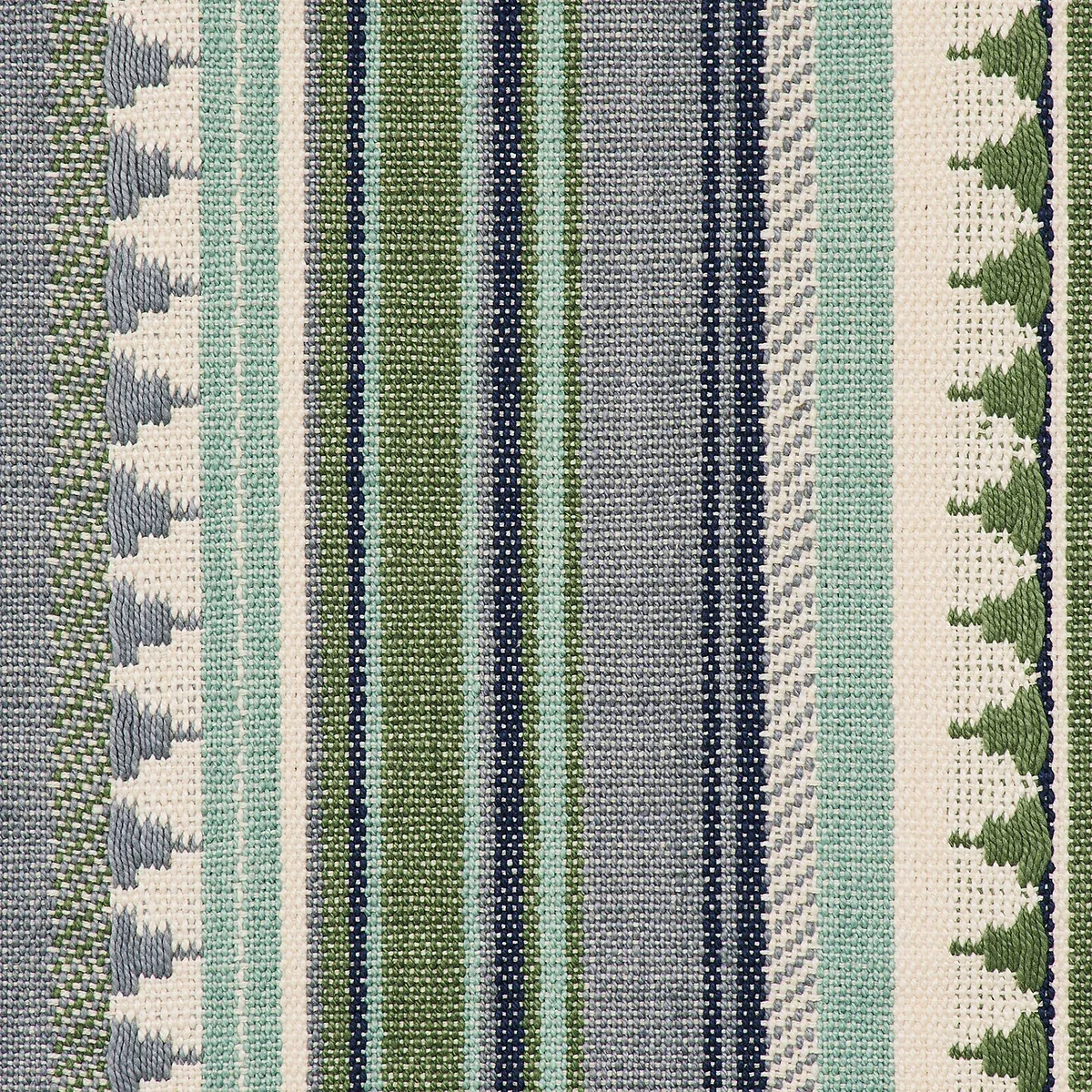 ZUNI STRIPE fabric AQUA color by Schumacher