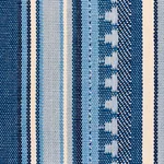 ZUNI STRIPE fabric BLUE color by Schumacher