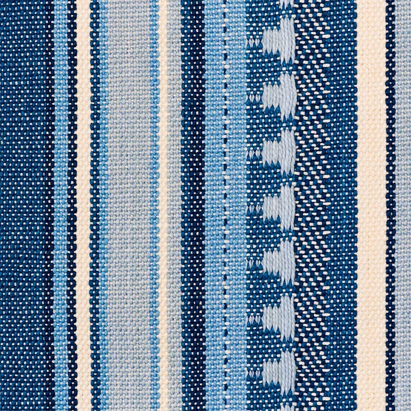 ZUNI STRIPE fabric BLUE color by Schumacher