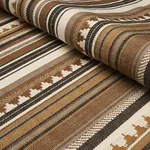 ZUNI STRIPE fabric DUNE color by Schumacher