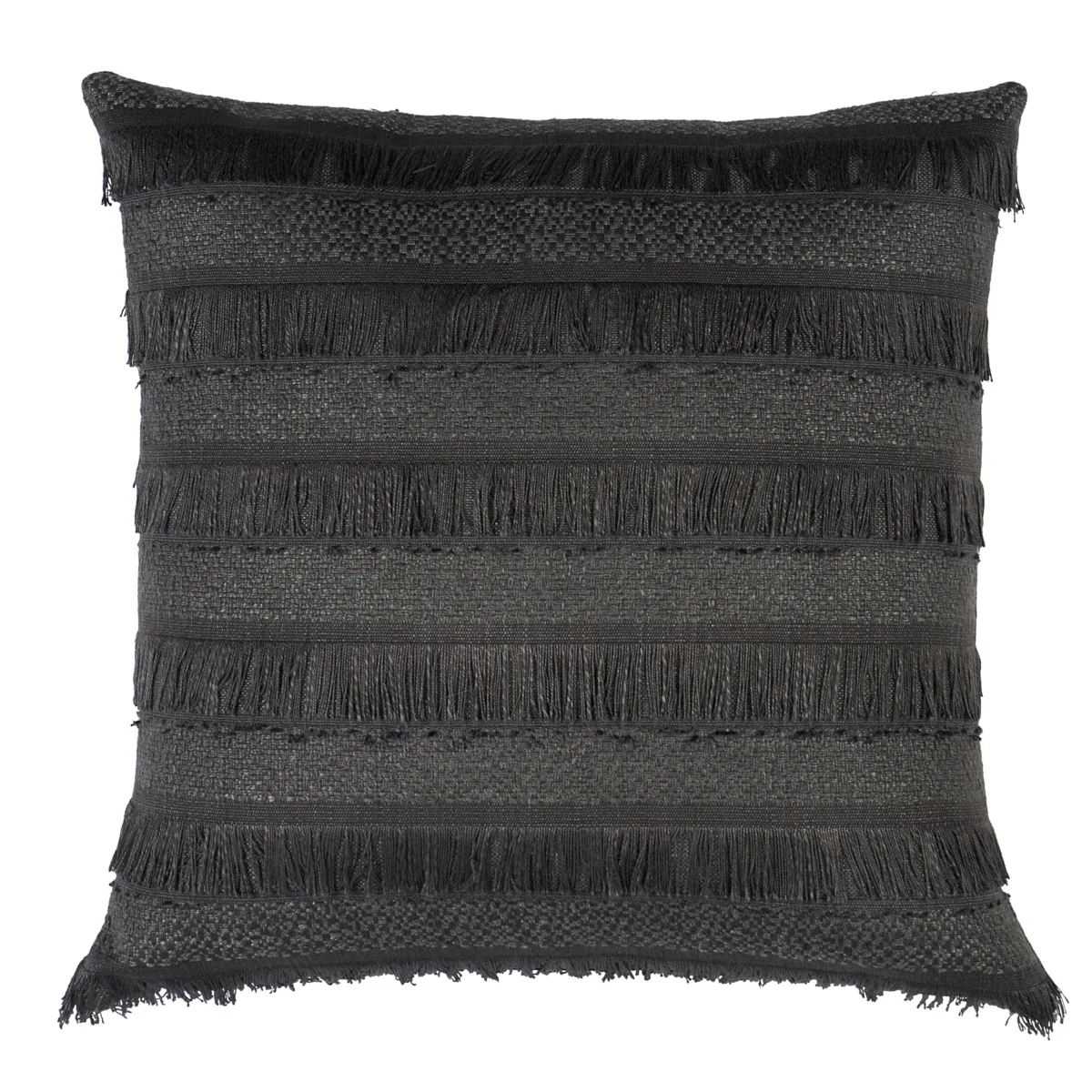 Schumacher Acadia Pillow in Charcoal