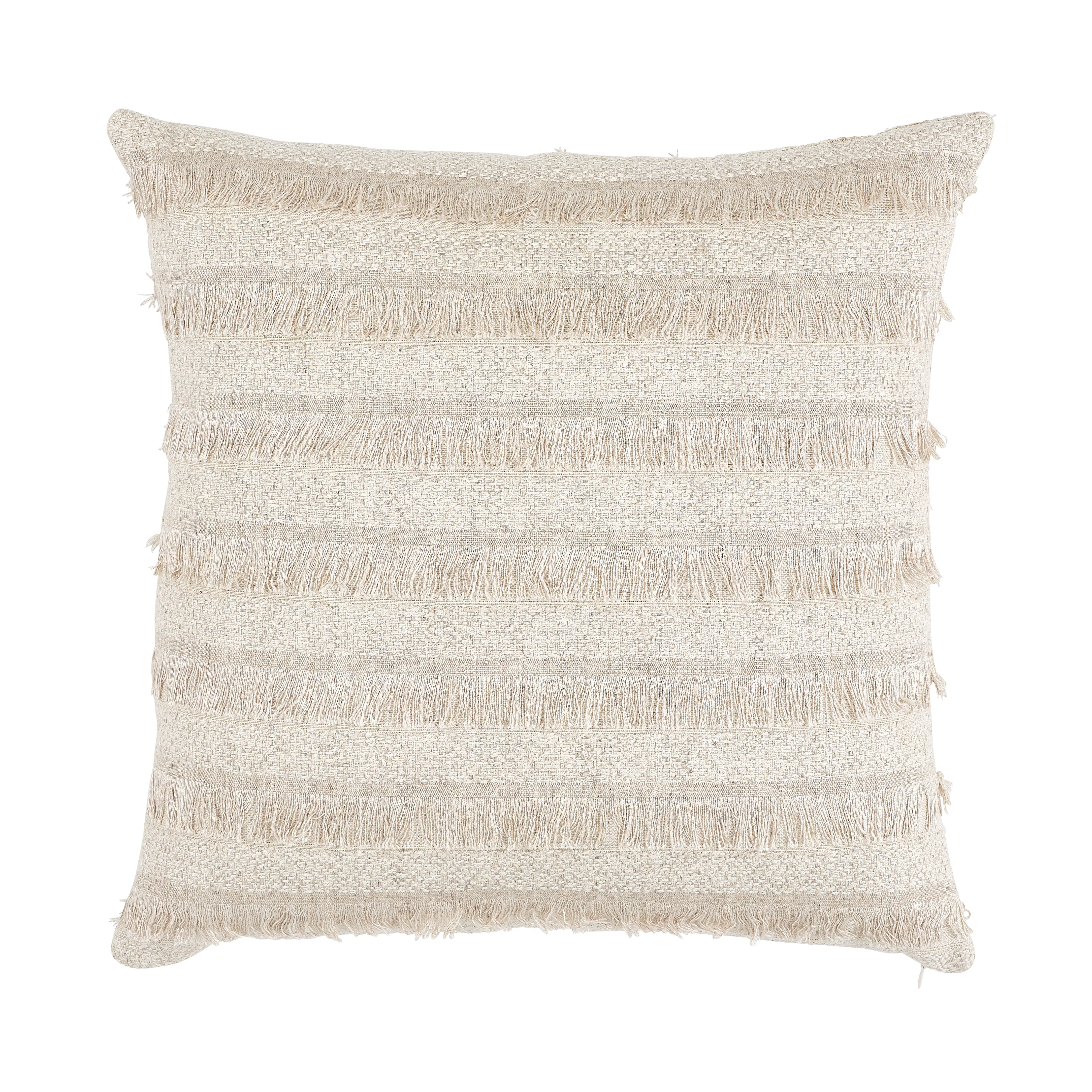 Schumacher Acadia Pillow in Greige (SO7265005)