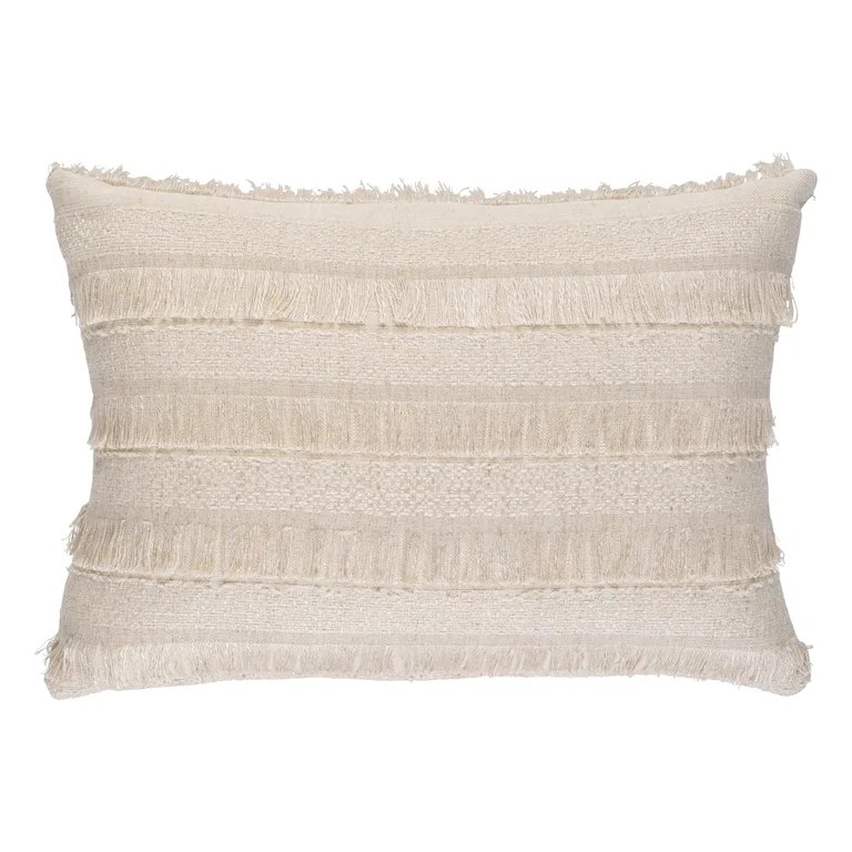 Schumacher Acadia Pillow in Greige