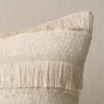 Acadia Pillow - Greige Schumacher Acadia Pillow in Greige