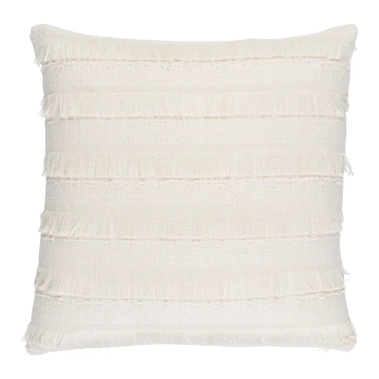 Schumacher Acadia Pillow in Ivory