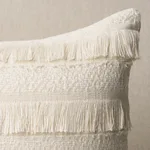 Acadia Pillow - Ivory Schumacher Acadia Pillow in Ivory