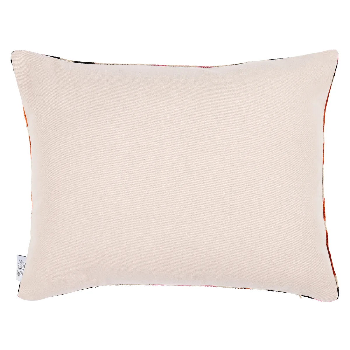 Schumacher Adana Silk Velvet Pillow in Pink & Orange (SOV30838)