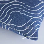 SO7940106 | Alma Indoor/Outdoor Pillow - Denim Schumacher Alma Indoor/Outdoor Pillow in Denim (SO7940106)