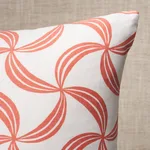 Schumacher Ambrosia Pillow in Coral (SO18192106)