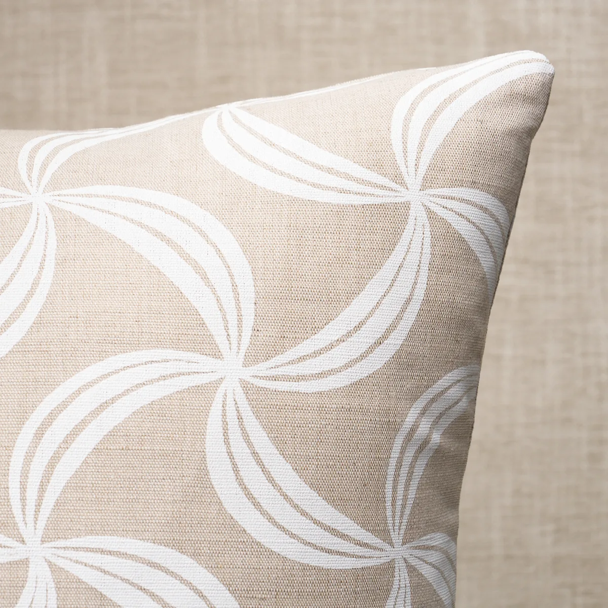 Schumacher Ambrosia Pillow in Natural (SO18192006)