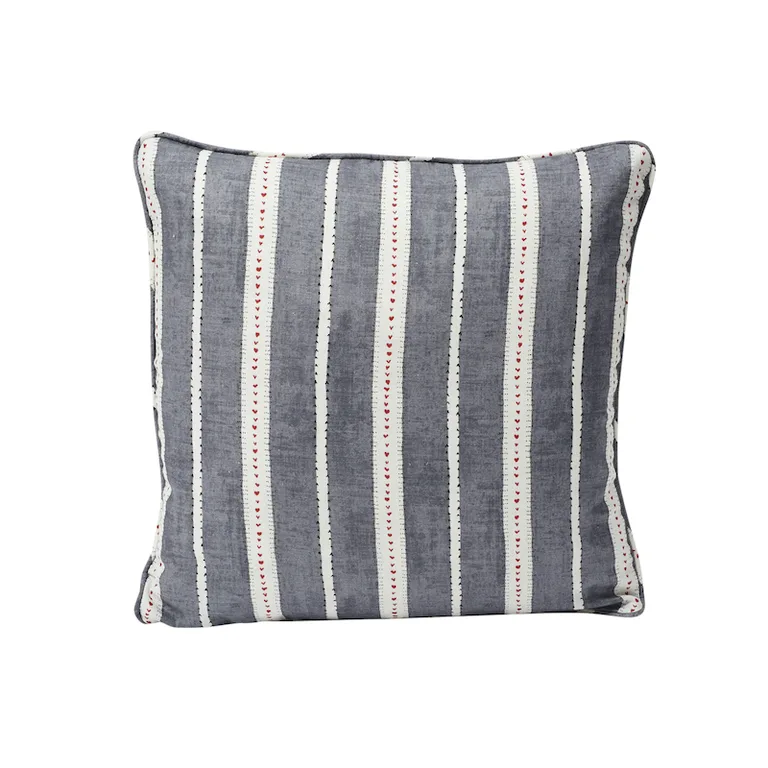 Schumacher Amour Pillow in Charcoal (SO17694204)