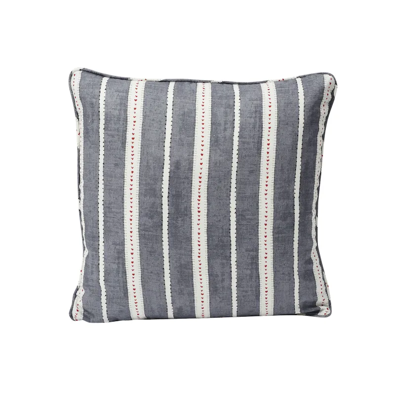 Schumacher Amour Pillow in Charcoal (SO17694204)