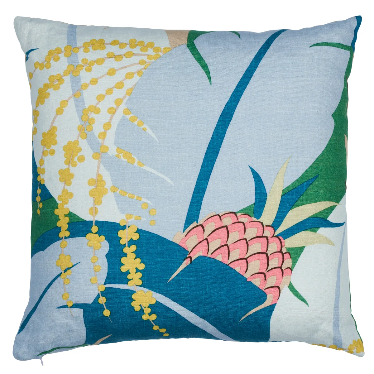 Schumacher Ananas Pillow in Peacock (SO17754104)