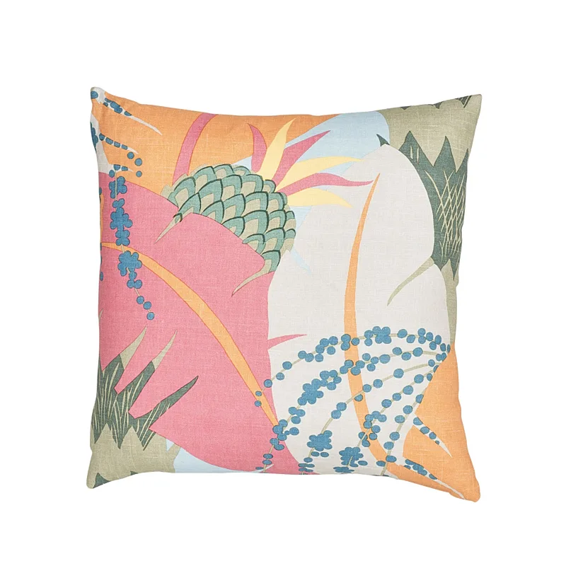 Schumacher Ananas Pillow in Tropical (SO17754004)