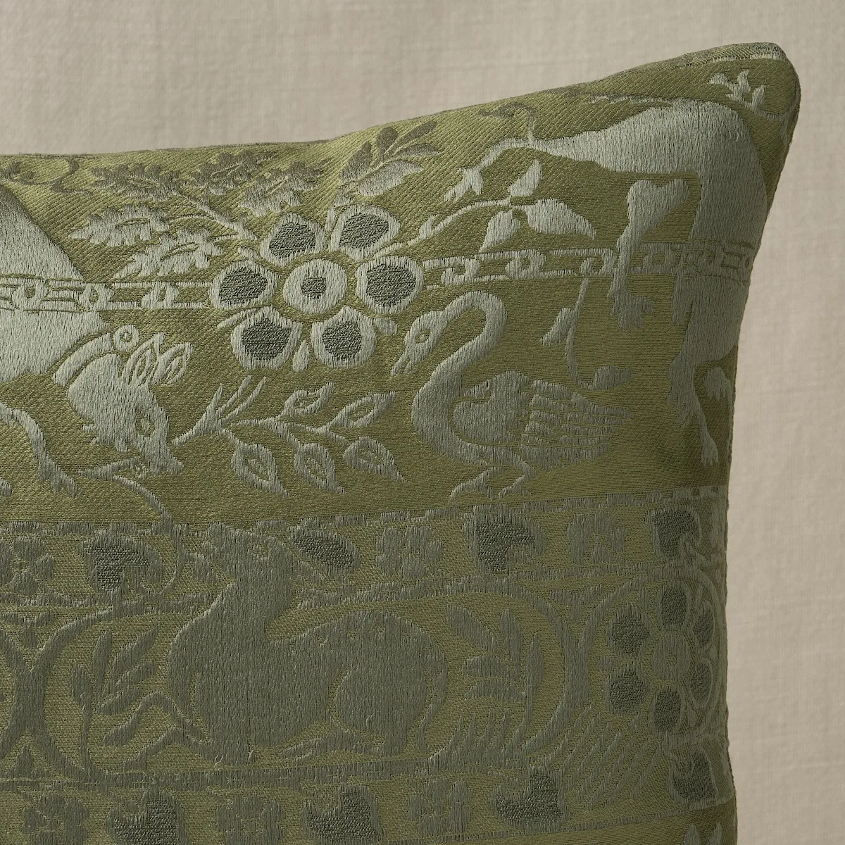 Schumacher Animali Pillow in Moss (SO8312315)