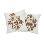 SO7574104 | Antalya Medallian Pillow Pair - Garnet Schumacher Antalya Medallian Pillow Pair in Garnet (SO7574104)