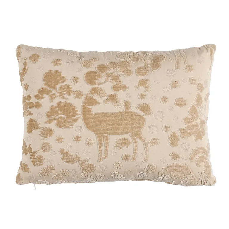 Schumacher Arbor Forest Pillow in Champagne (SO8131111)