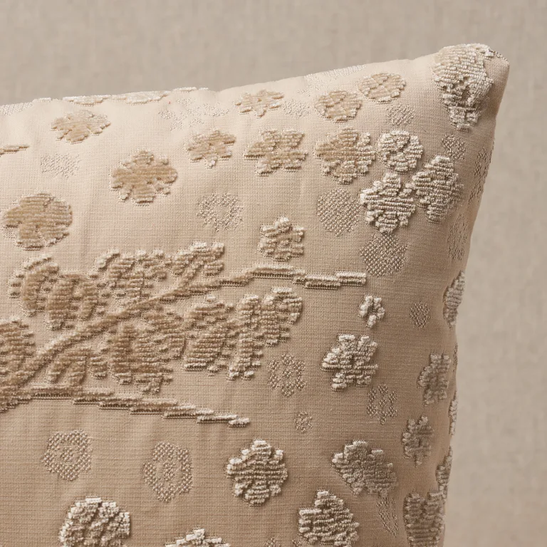 Schumacher Arbor Forest Pillow in Champagne (SO8131112)