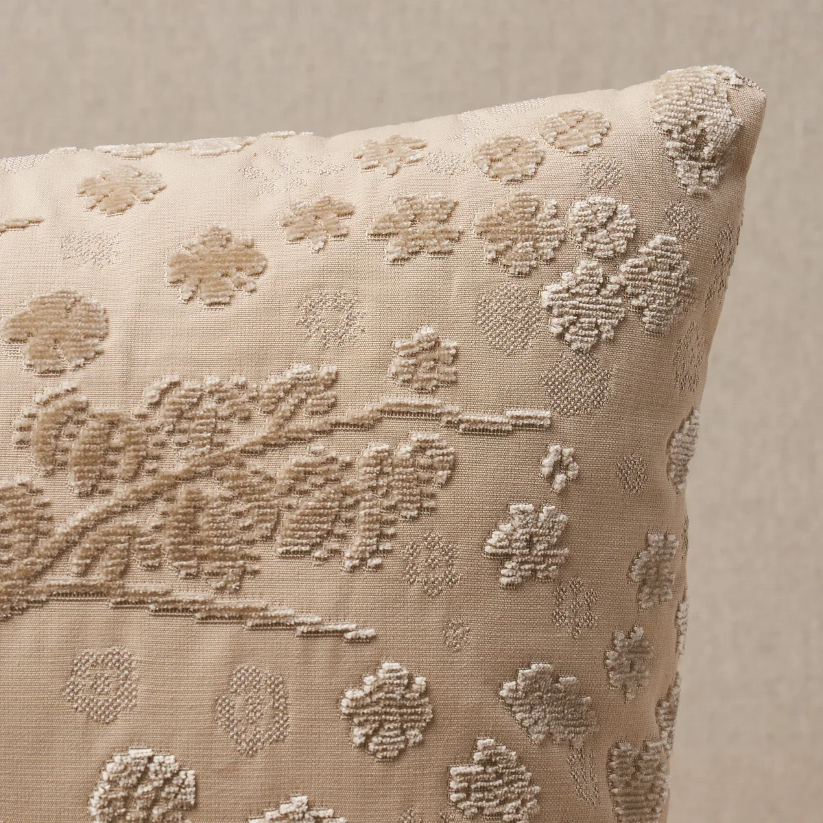 Schumacher Arbor Forest Pillow in Champagne (SO8131112)