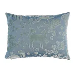 SO8131011 | Arbor Forest Pillow - Slate Blue Schumacher Arbor Forest Pillow in Slate Blue (SO8131011)