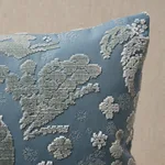 SO8131011 | Arbor Forest Pillow - Slate Blue Schumacher Arbor Forest Pillow in Slate Blue (SO8131011)