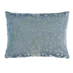SO8131012 | Arbor Forest Pillow - Slate Blue Schumacher Arbor Forest Pillow in Slate Blue (SO8131012)
