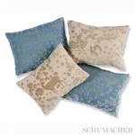 SO8131012 | Arbor Forest Pillow - Slate Blue Schumacher Arbor Forest Pillow in Slate Blue (SO8131012)
