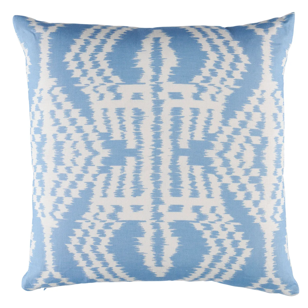 Schumacher Asaka Ikat Pillow in Chambray (SO17609604)