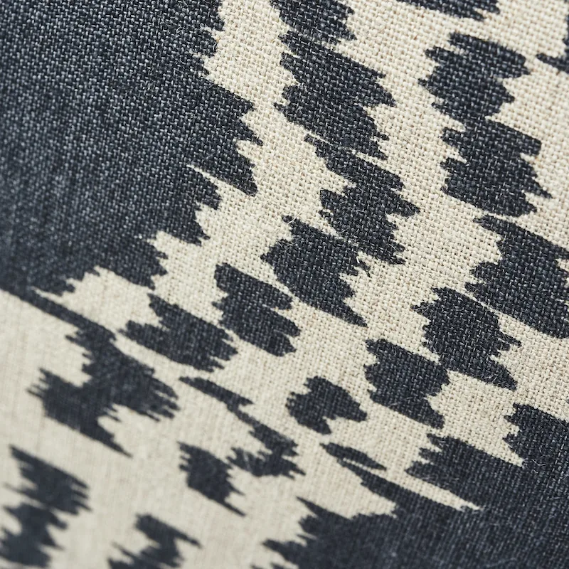 SO17609404 | Asaka Ikat Pillow - Charcoal Schumacher Asaka Ikat Pillow in Charcoal (SO17609404)