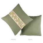 Ashoka Pillow - Leaf & Blush Schumacher Ashoka Pillow in Leaf & Blush