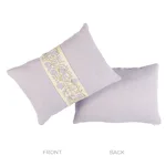 Ashoka Pillow - Lilac & Cream Schumacher Ashoka Pillow in Lilac & Cream