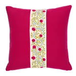 Ashoka Pillow - Magenta & Leaf Schumacher Ashoka Pillow in Magenta & Leaf