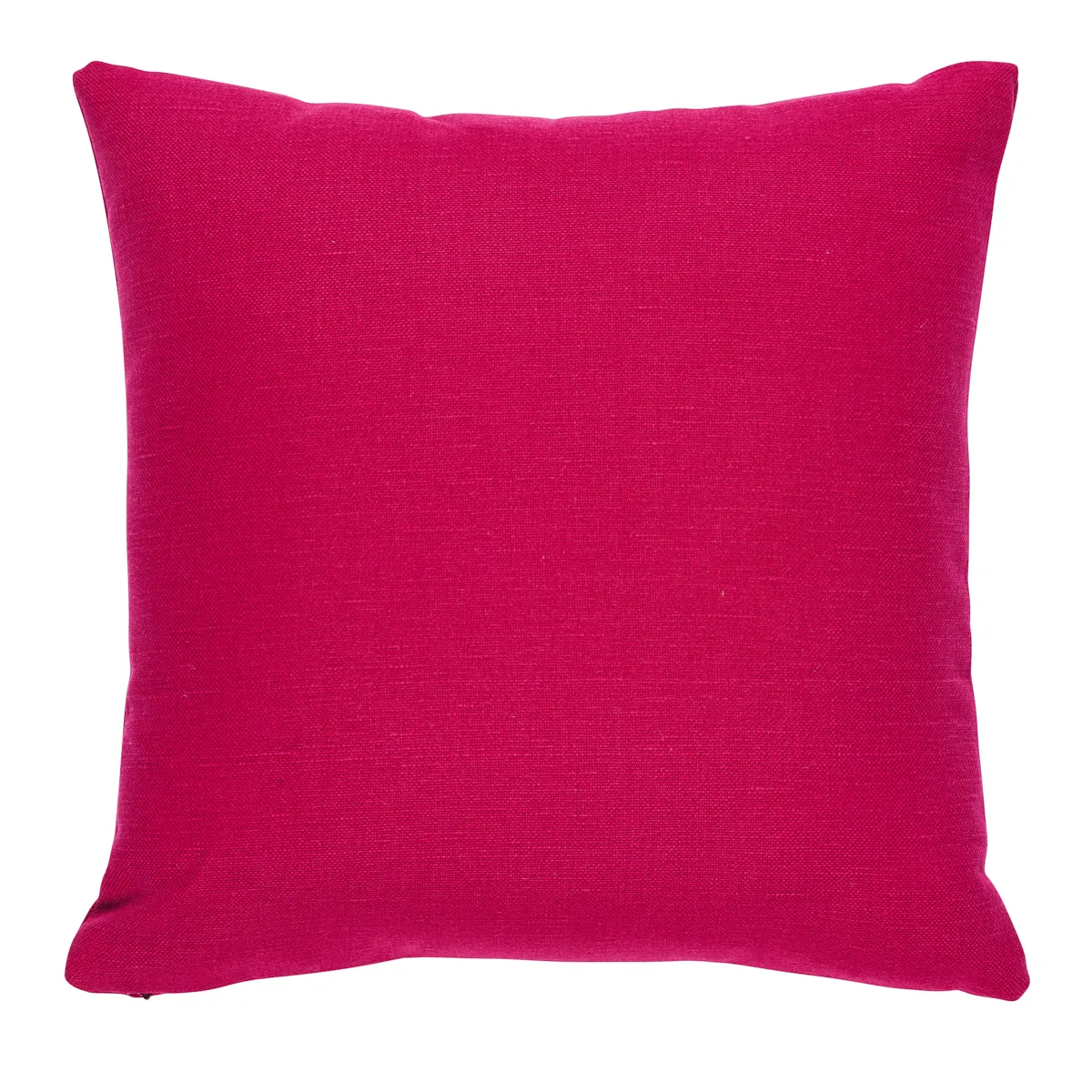 Schumacher Ashoka Pillow in Magenta & Leaf