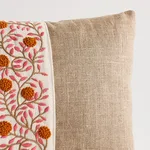SO7629111 | Ashoka Pillow - Orange & Pink Schumacher Ashoka Pillow in Orange & Pink (SO7629111)