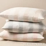SO17781304 | Attleboro Ikat Pillow - Blush Schumacher Attleboro Ikat Pillow in Blush (SO17781304)