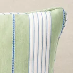 SO7137618 | Audrey Stripe Pillow - Green Schumacher Audrey Stripe Pillow in Green (SO7137618)